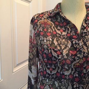 Boho band of gypsies-Multi-print Shirt (could fit S-M)